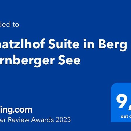 Schatzlhof Suite In Berg Am Starnberger See Zewnętrze zdjęcie
